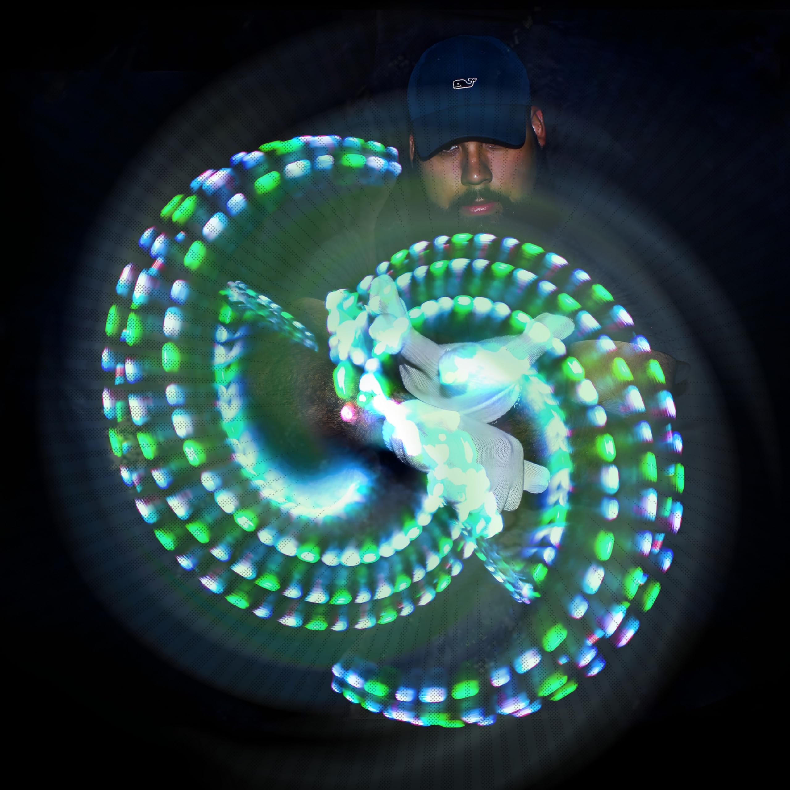 GloFX LED Light-Up Gloves | 9 Modes, 34 Colors & 1 Million+ Combinations | Glove Lights for Festivals and Costumes