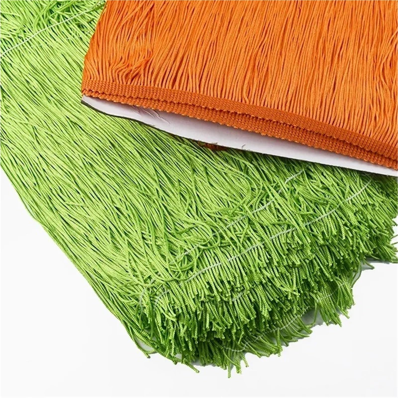 Bordo con frange in pizzo largo, Nappe con frange multicolori 50 cm 1-5 metri for tende abiti cucito fai da te(Color 4,50cm-5Meters)