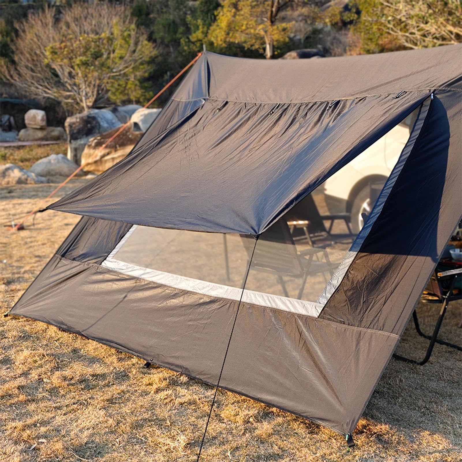 Autozelt, UV-Schutz, tragbar | Auto-Zelt, Schutz für Camping, für Fahrzeug, LKW, Transporter, Anhänger, Garten, Outdoor, Picknick, Outdoor
