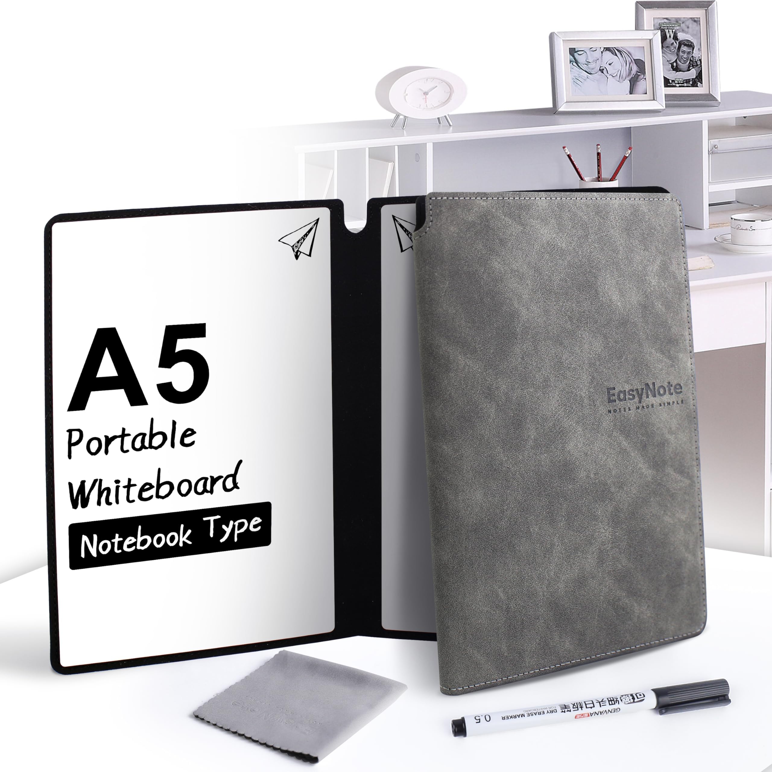 NEWYES Whiteboard Notebook Erasable Meeting Notebook Dry
