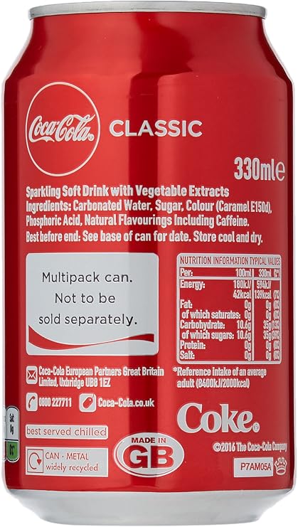 Coca Cola 30x330ml Cans