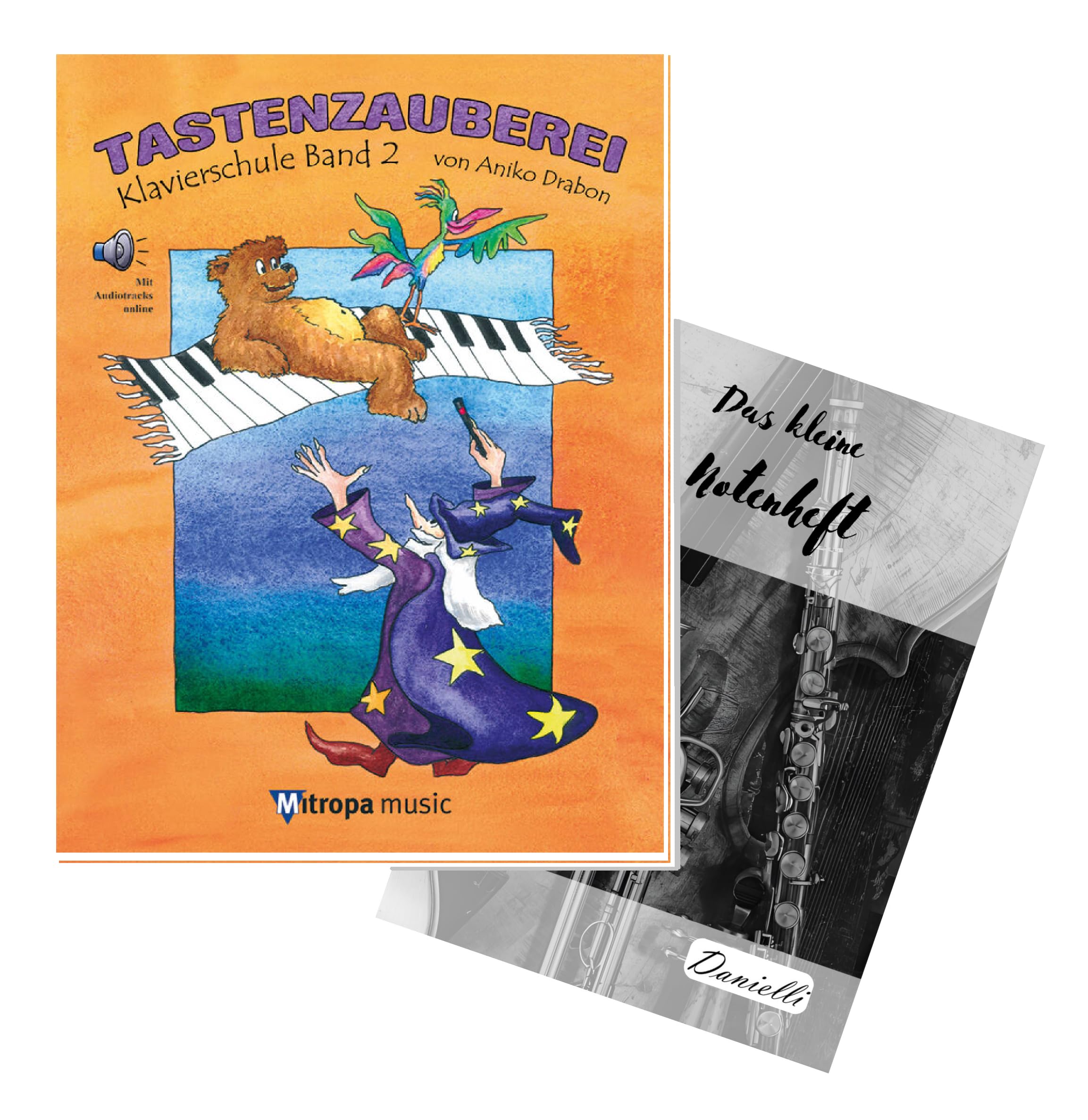 Tastenzauberei Band 2 - die beliebte Klavierschule für Kinder inkl. Online-Audio - 9789043170819