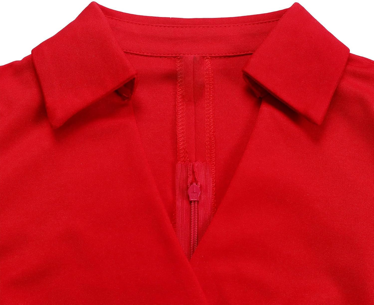 Elainone Women’s 3/4 Sleeve Flared A Line Dress Wedding Guest Casual Semi Formal Office Lady Dresses with Belt - Image 2