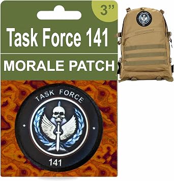 C0D Task Force 141 Morale Patch, 2x3 Hook & Loop