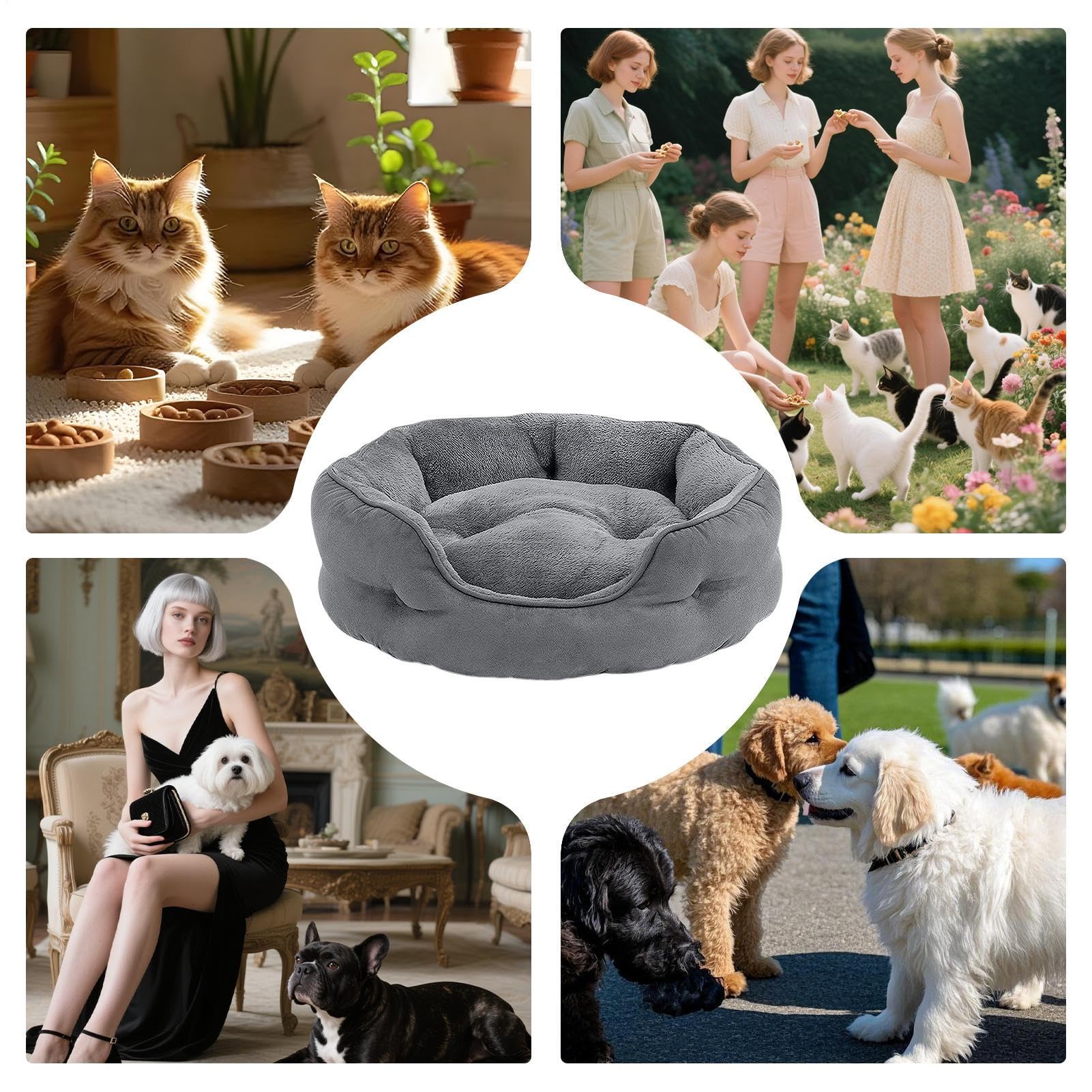 Sofá Cama para Gatos - Acabado Grueso Exterior Invierno Calidez Refugio Perros,Sofá Impermeable para Mascotas Pequeñas Medianas Y Grandes