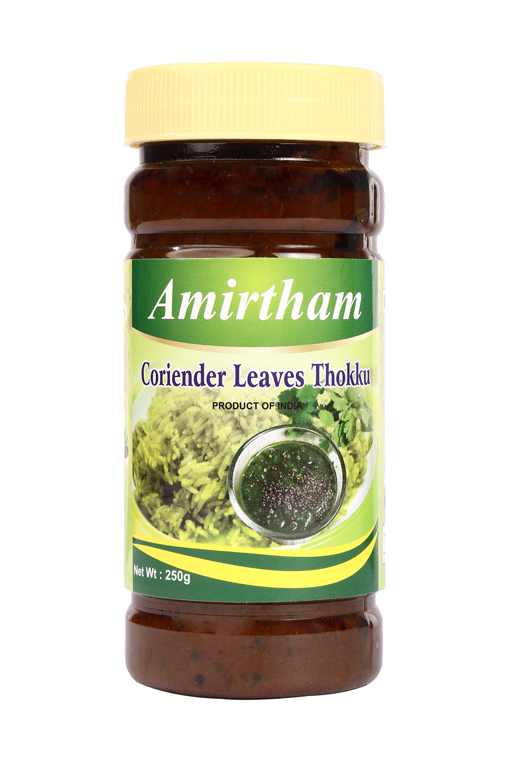 AMIRTHAM HOME TASTY Coriender Leaves Thokku 250 gm