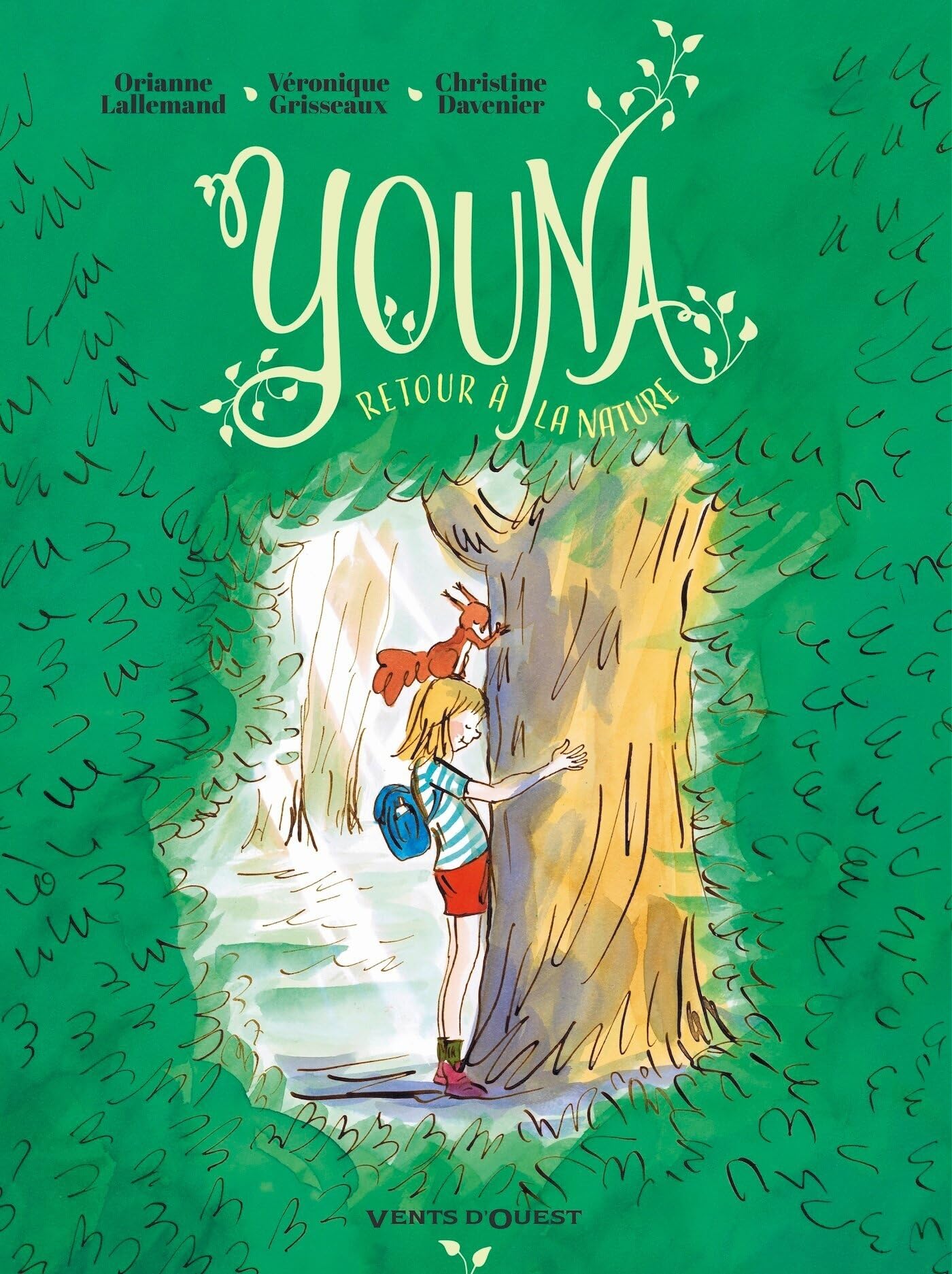 Youna retour a la nature -  Davenier - Vents D'ouest - cartonné - Bande dessinée jeunesse