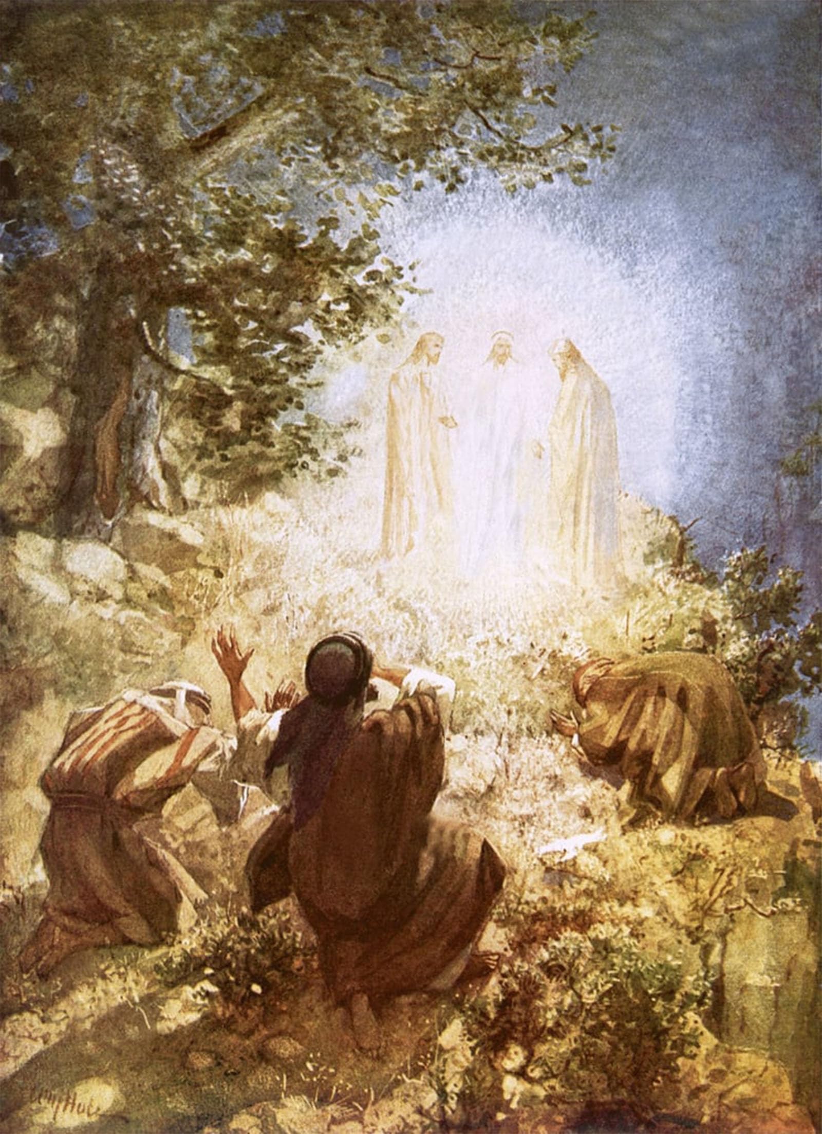POSTERIIk Vintage Print Pop Art Landscape Artwork the Transfiguration by William Brassey Hole Art Prints for Office Home Decor 60x90cm