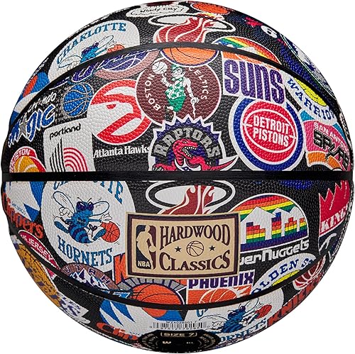 Miniatura 7 de Wilson NBA All Team Synthetic Leather Rubber 73 Indoor Outdoor Basketball