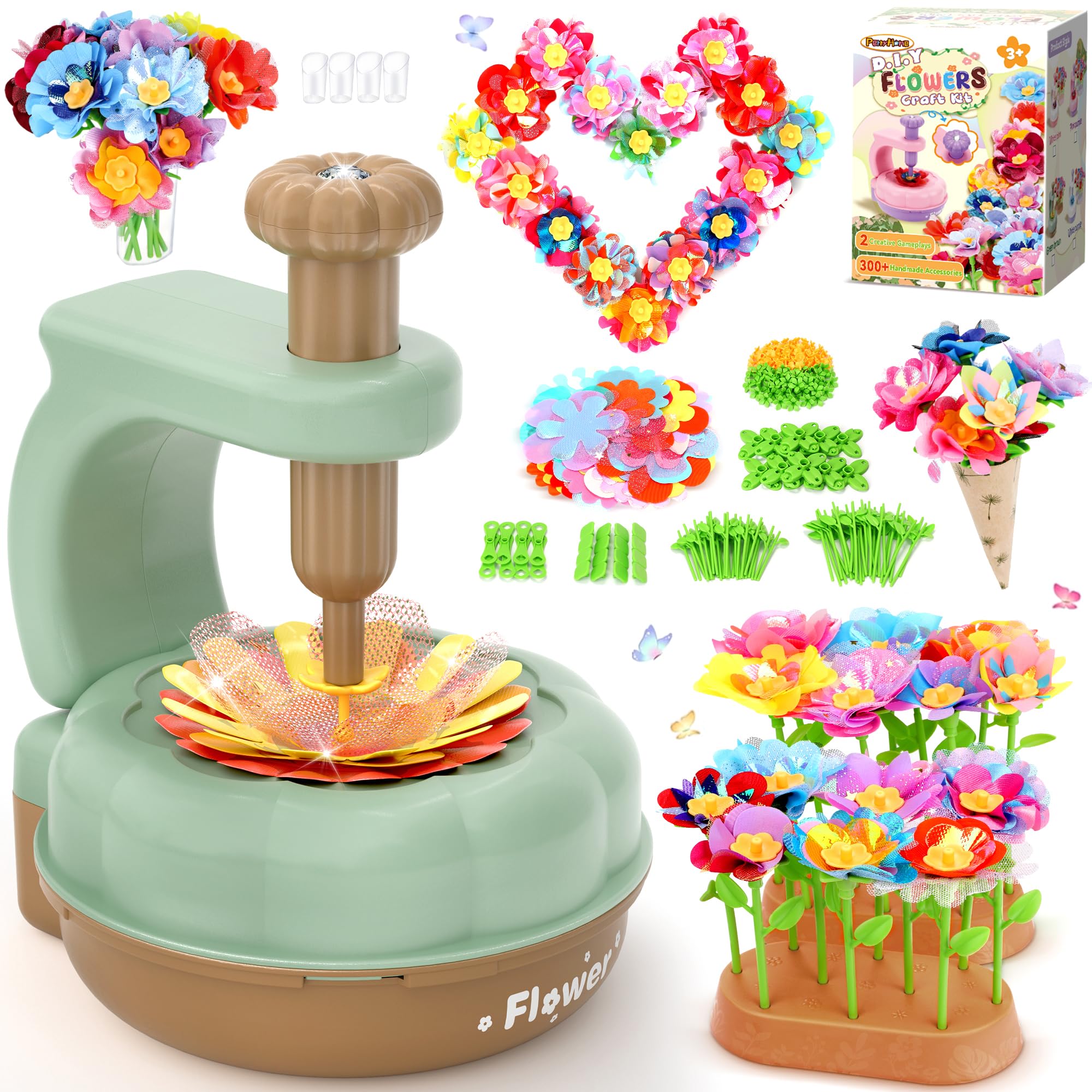 Amazon.com: PERRYHOME Fabric Flower Bouquets Toys, 300+ Pcs