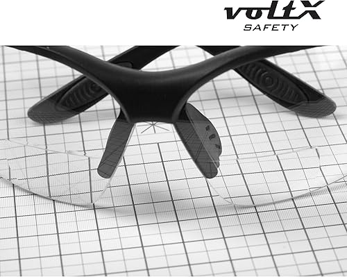 Miniatura 38 de voltX Gafas de seguridad de lectura BIFOCAL "Constructor" (humo/gris + 1.5 dioptrías) con certificación CE EN166F/gafas deportivas de ciclismo