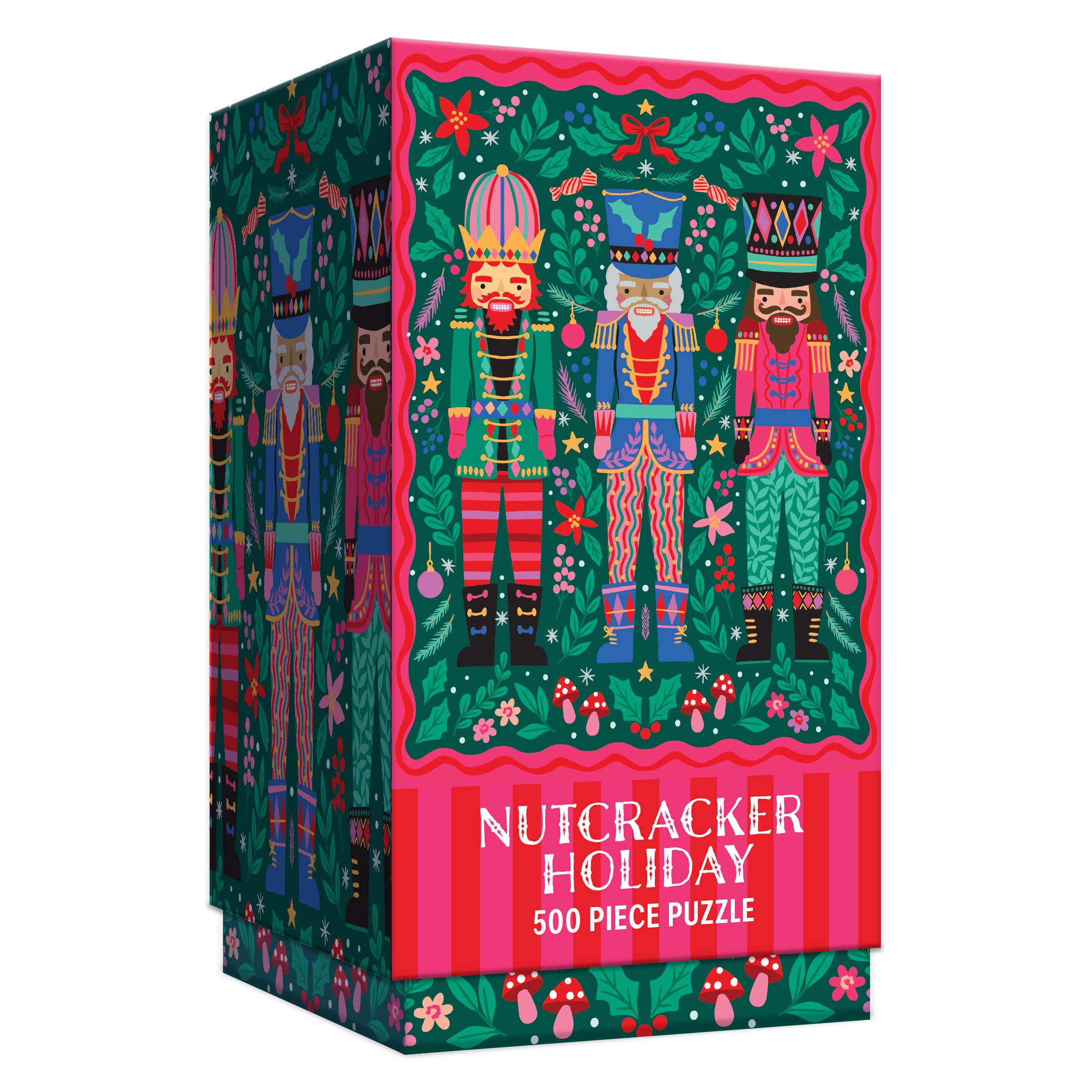 RoseArt Vertical Visions Nutcracker Holiday 500 Piece Jigsaw Puzzle | 18" x 24" Finished…