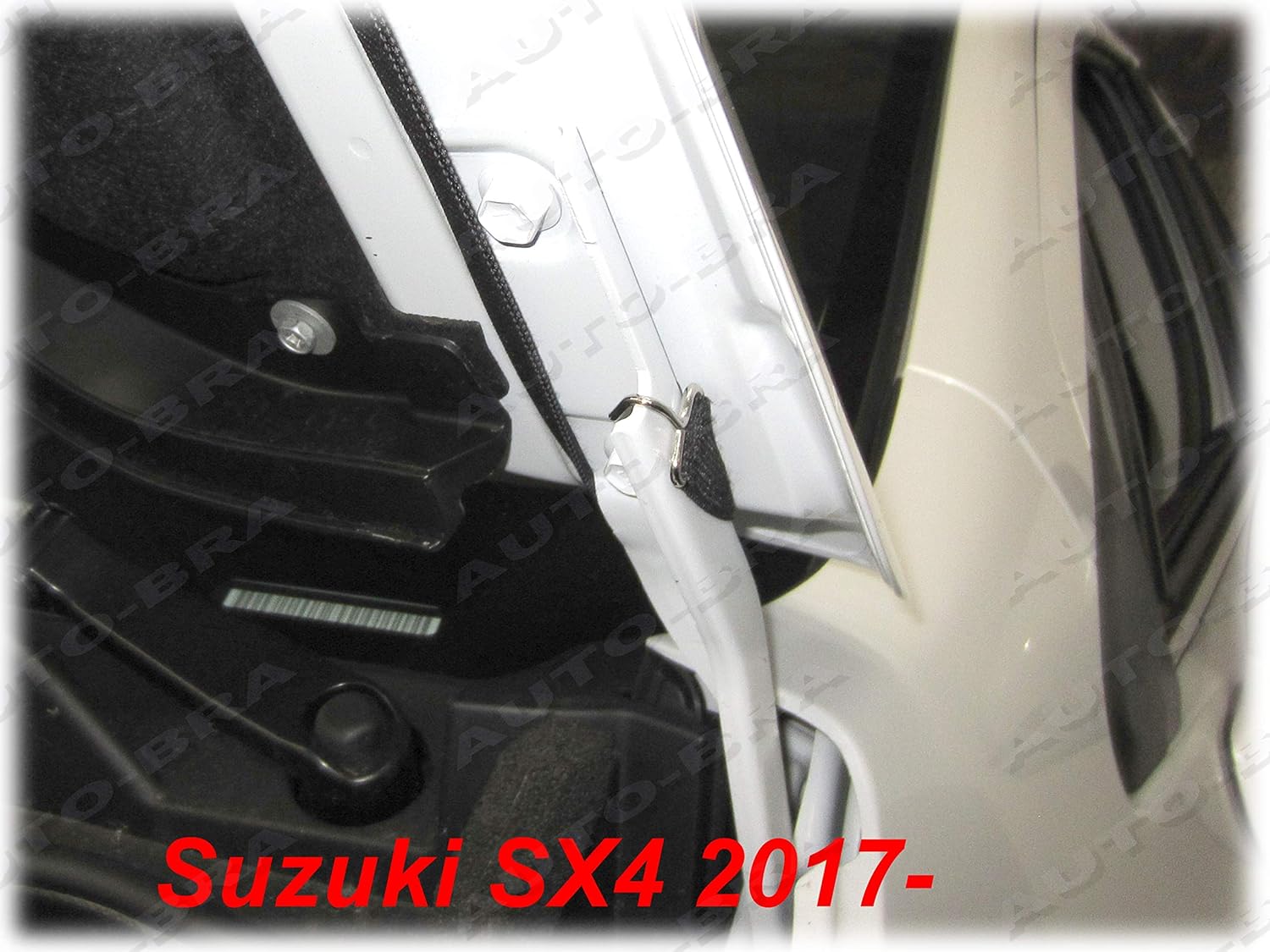 AB3-00114 Hood Bra Front End Nose Mask Compatible with Suzuki SX4 S-Cross Since 2017 Bonnet Bra STONEGUARD Protector Tuning