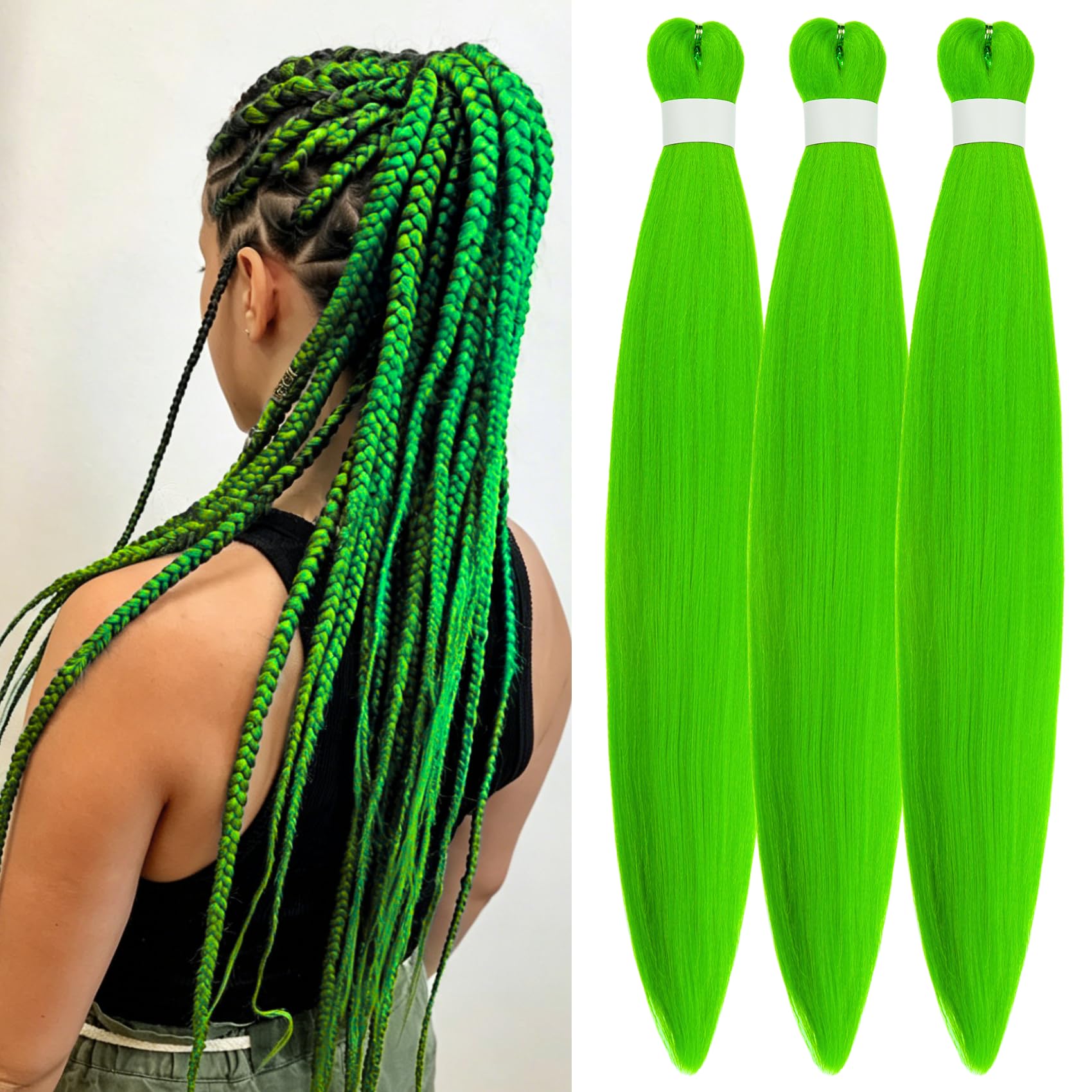 Amazon.com : Gozill Braiding Hair Pre stretched Hypoallergenic