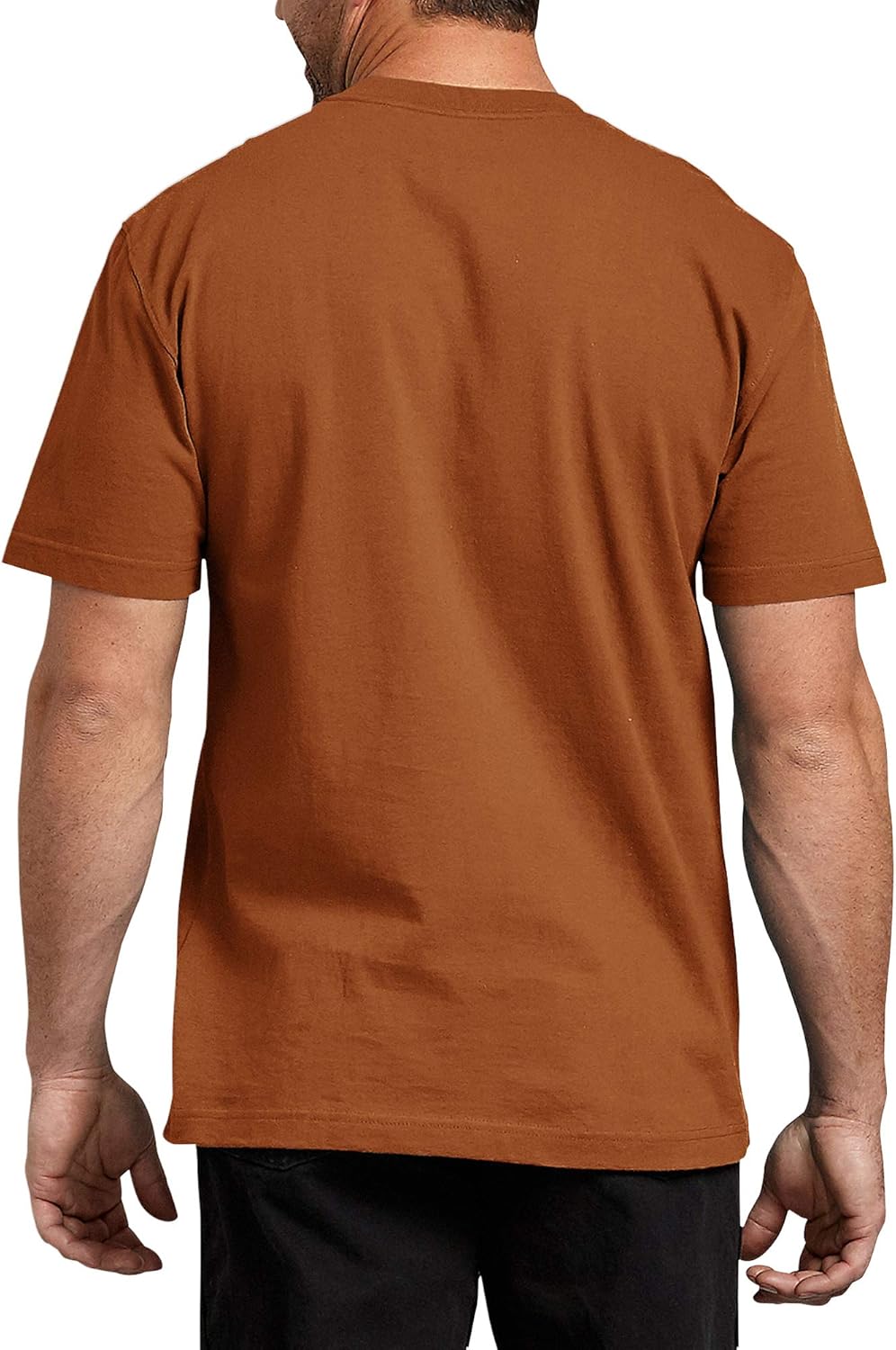 Dickies Men's Heavyweight Crew Neck Short Sleeve Tee Small Gingerbread