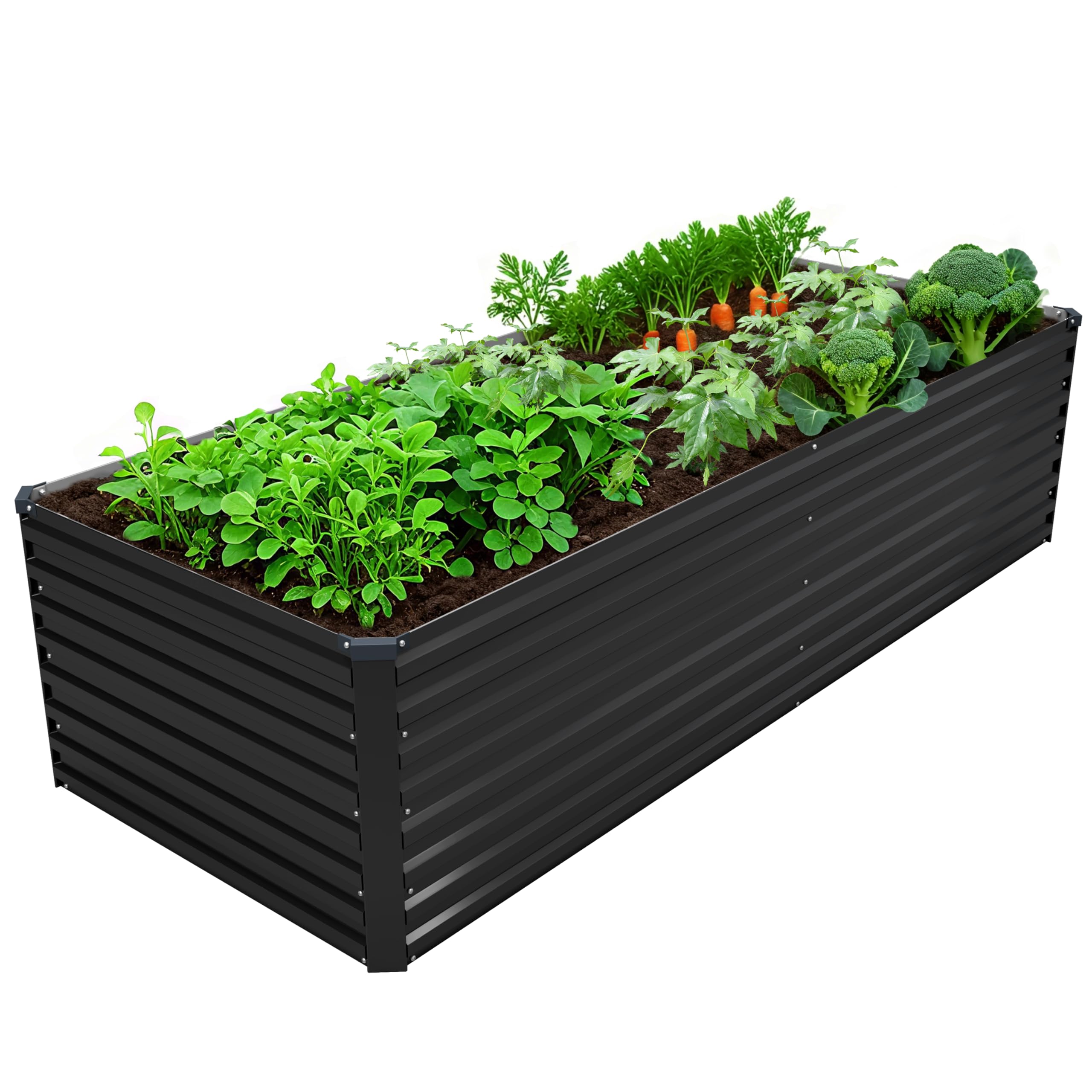 DIIYIV Galvanized Raised Garden Bed