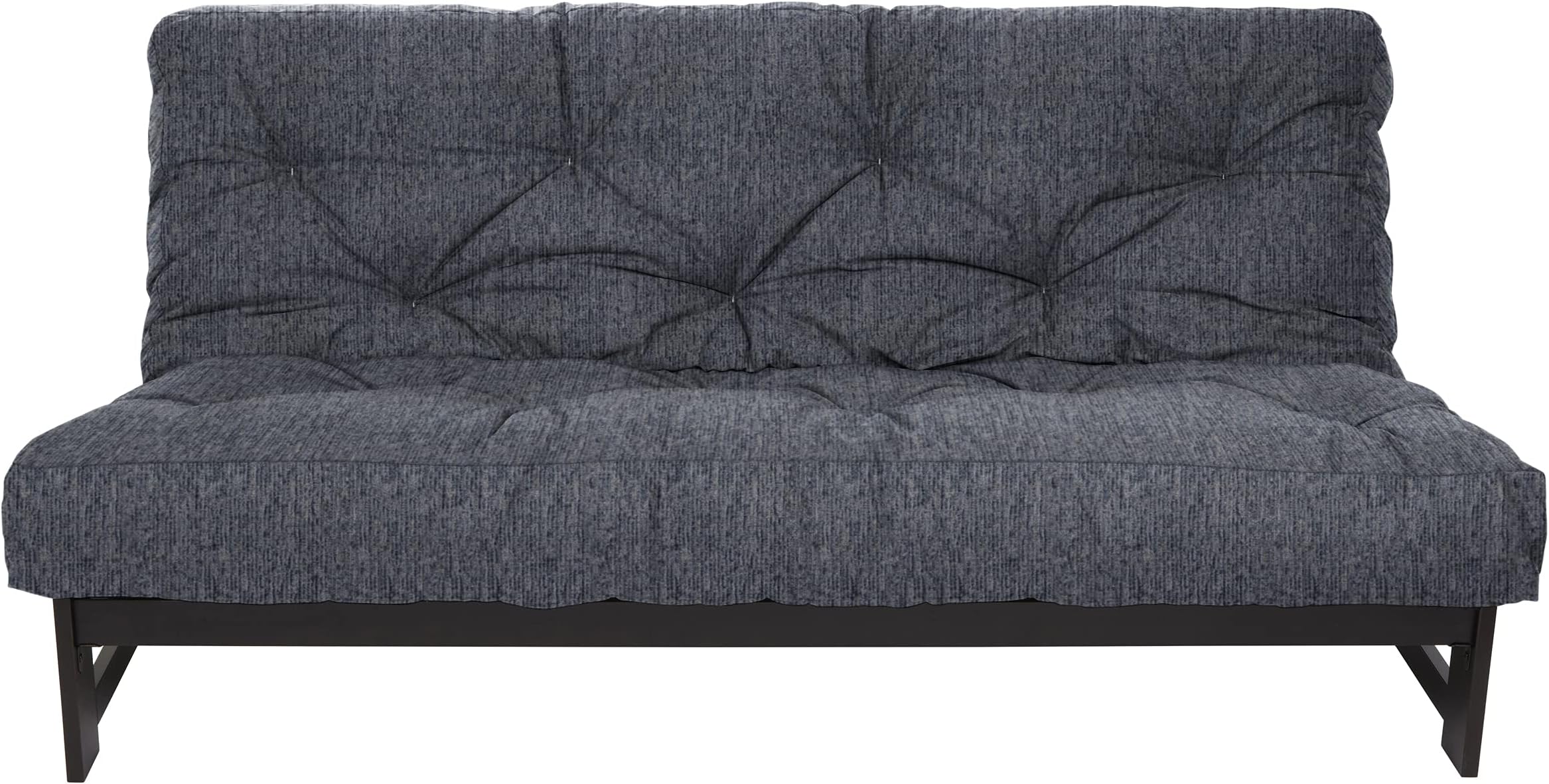 Mozaic Full Size 8" Thick Futon Mattress, Graphite Grey