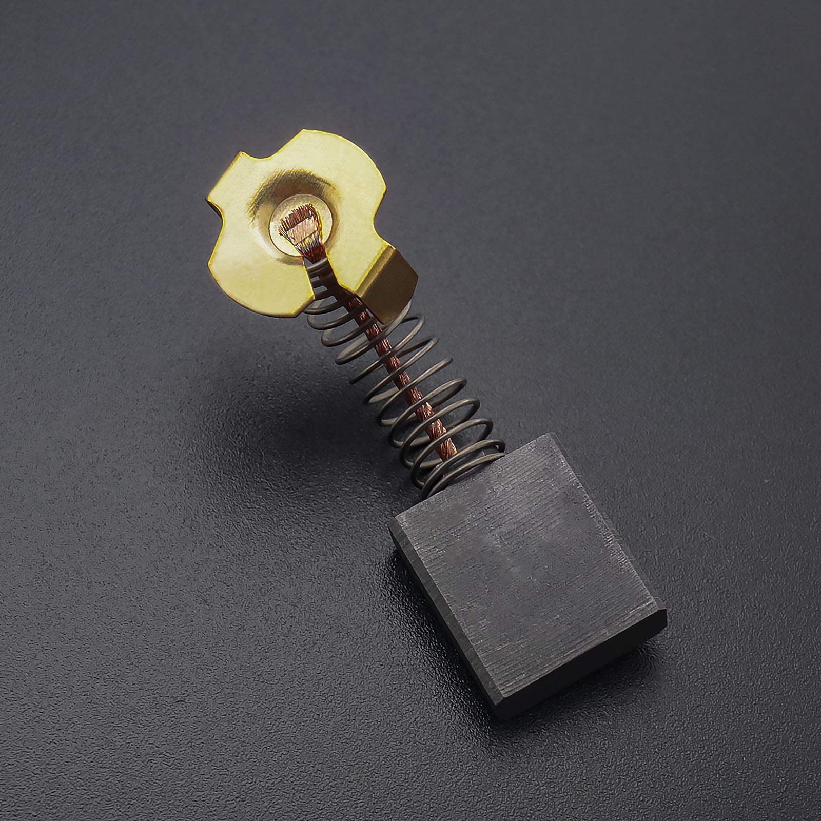 2 Paia Spazzole Di Carbone 6x16x18mm Per Martello Demolitore Titan TTB280DRH 1700w - Foto 7