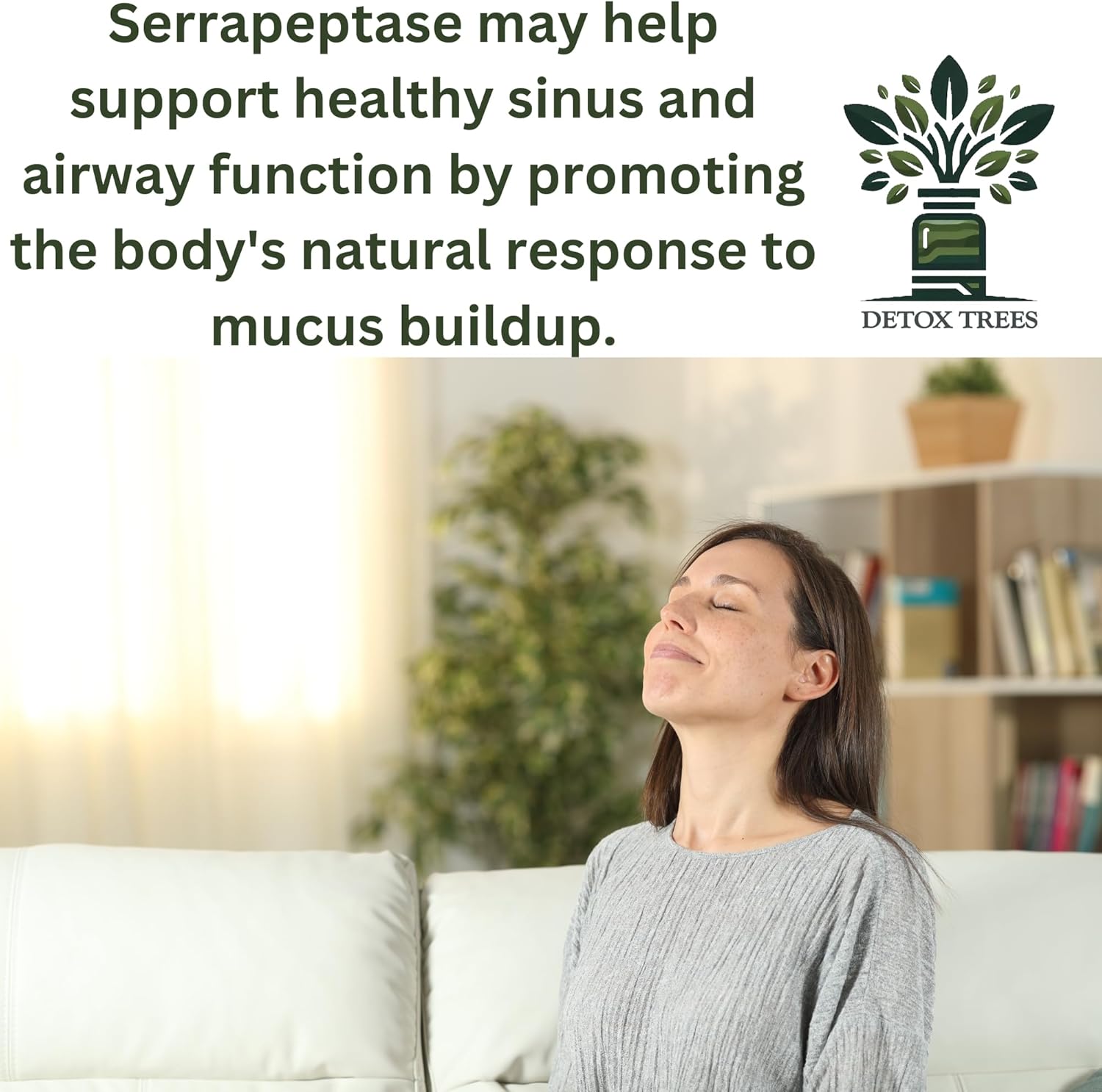 Serrapeptase 40,000 SPU - Proteolytic Enzyme for Inflammation Support - Sinus, Respiratory and Joint Comfort - Non-GMO - Gluten Free - Vegan - 90 Capsules - Image 8