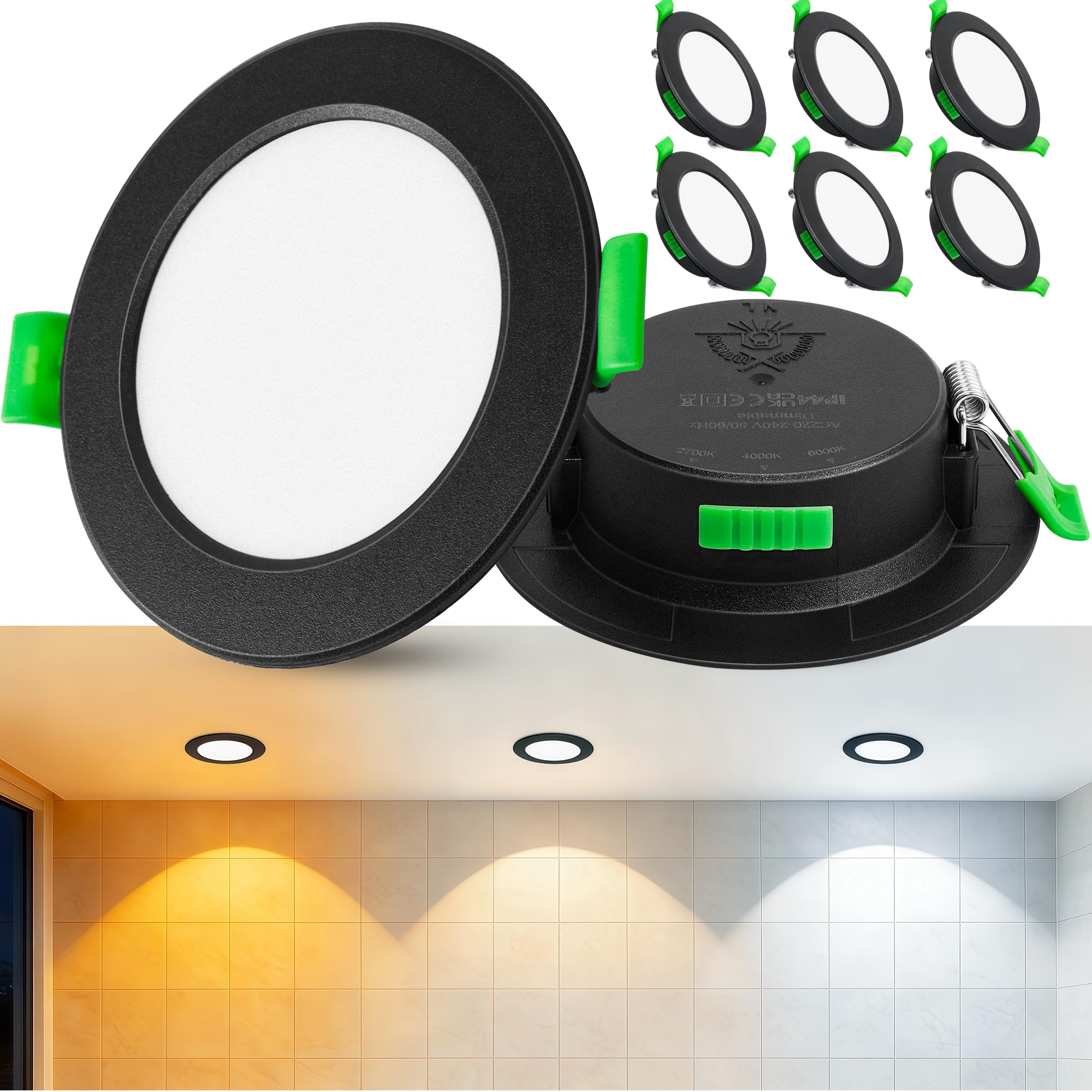 Laiebri LED Einbaustrahler 230V E106NAW