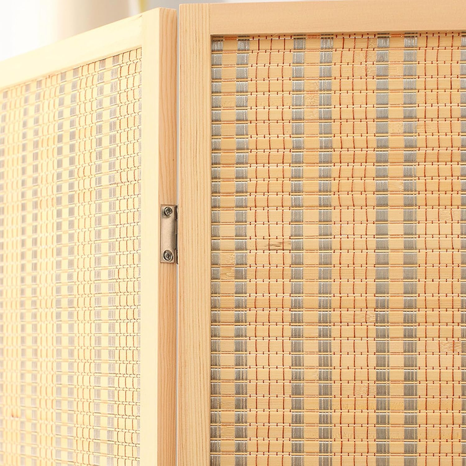 衝立 和風 4連 アジアン 遮光 ついたて 間仕切り パーテーション 部屋 150*50*4 【線形】 仕切り 高さ150/1