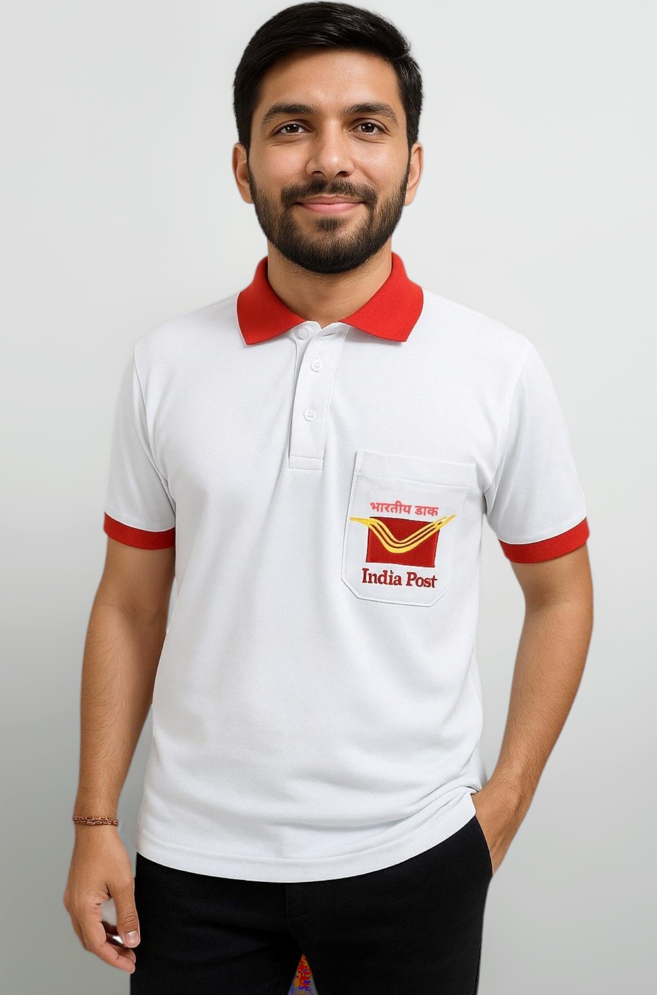 India Post T-Shirt White Colour