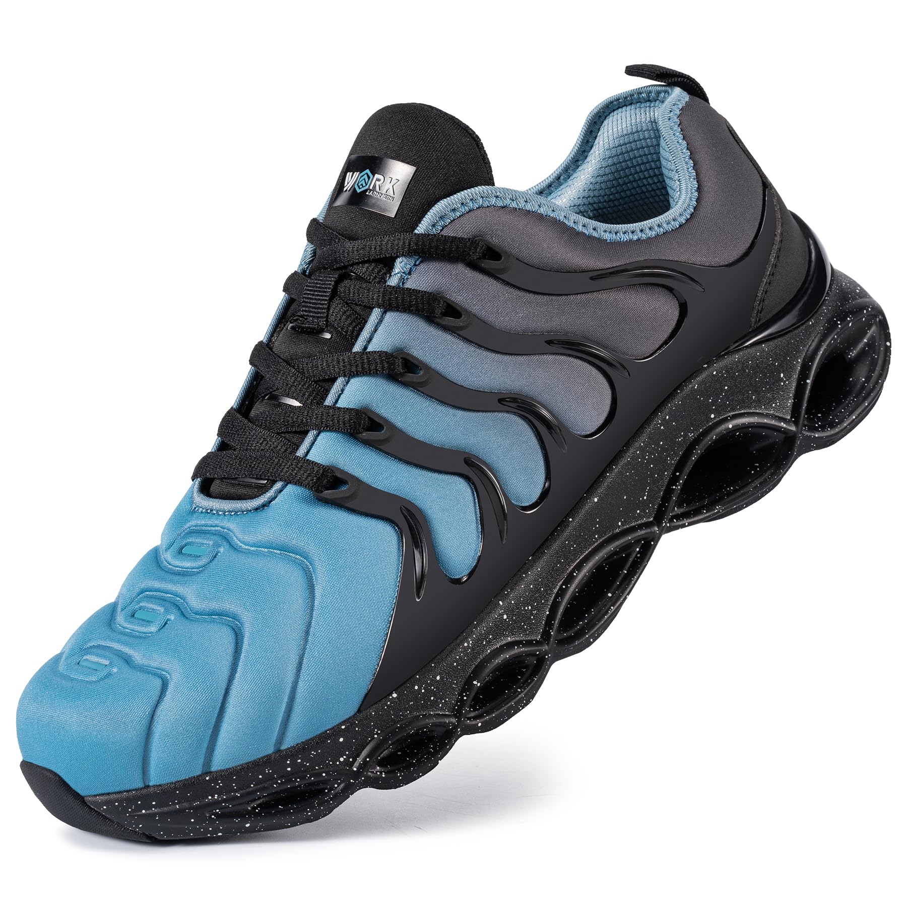 LARNMERN Scarpe Antinfortunistiche Uomo Leggere Scarpe Antinfortunistica Comodo Moda con Punta in Acciaio Traspiranti Ammortizzazione Scarpe da Lavoro 40EU-50EU