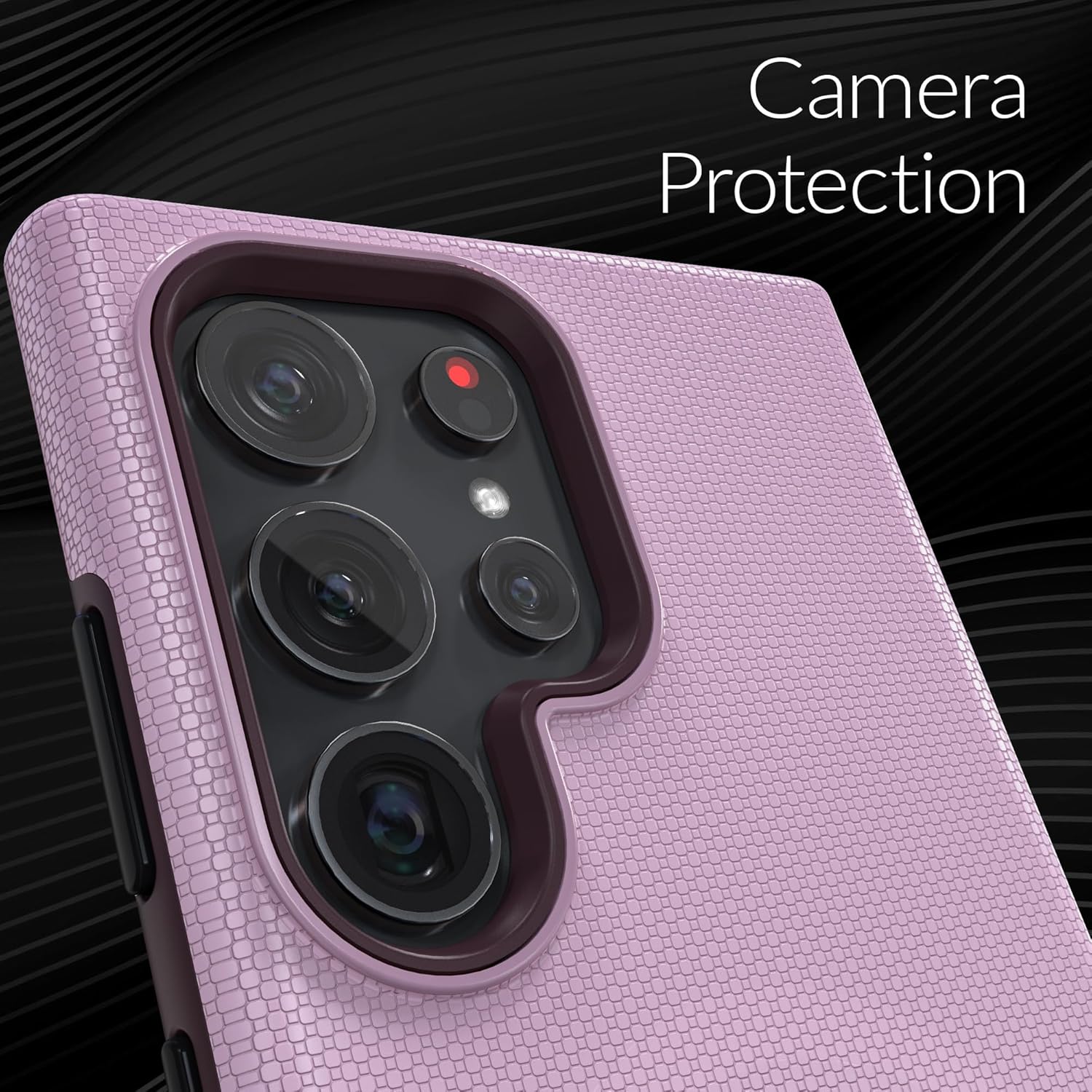 Crave Dual Guard for Samsung Galaxy S24 Ultra Case, Compatible with MagSafe Shockproof Protection Dual Layer Case for Samsung Galaxy S24 Ultra - Lilac