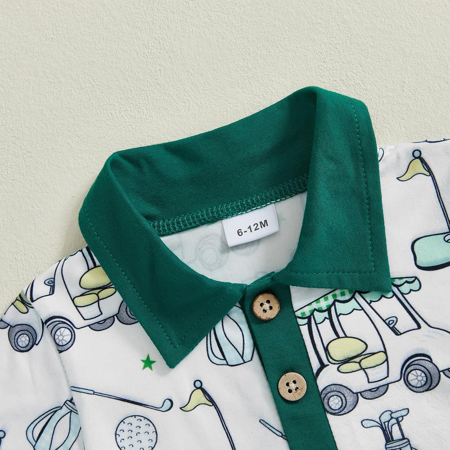 Chloefairy Toddler Baby Boy Golf Outfit Short Sleeve Golf Cart Polo T Shirts Top Shorts Set 2Pcs Golf Theme Summer Clothes - Image 4