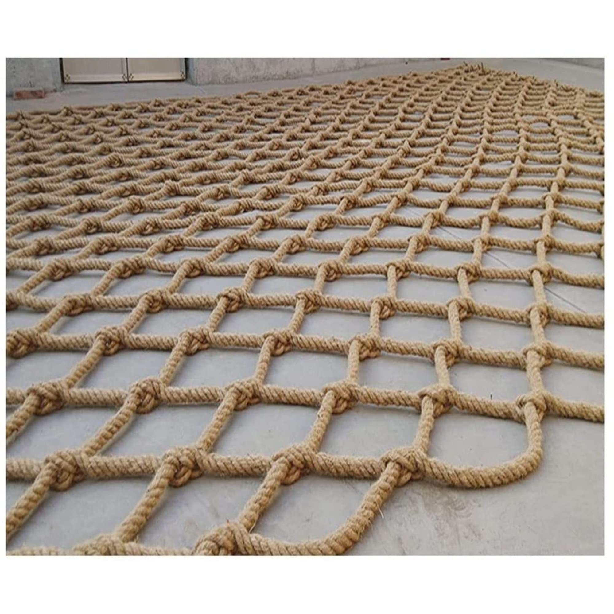 GLDYTVF Kids Safety Net for Stairs & Balconies 20mm Thick Hemp Rope Climbing Hammock Partition Ideal for Outdoor Use Durable & Secure for Children‘s Protection