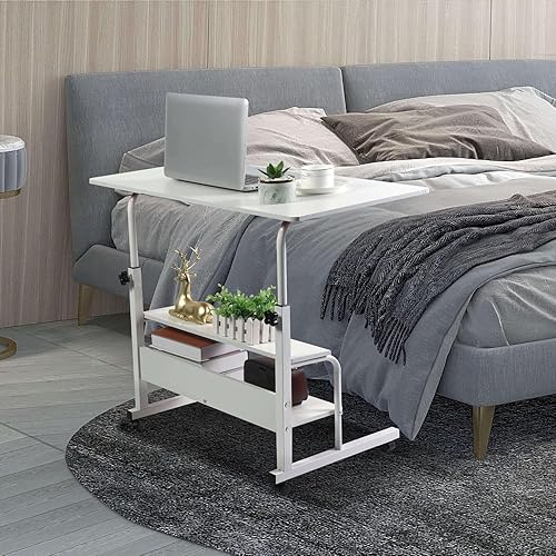 Miniatura 30 de Escritorio esquinero para espacio pequeño, escritorio móvil para computadora, oficina en casa, escritorio de estudio, escritorio portátil para Negro