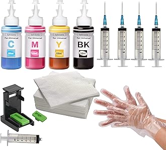 Refill Ink Compatible for Canon Printers Kit CL 99 57 98 44 741 and PG 810 47 88 89 740 745 45 Cartridges Black + Tri Color Combo Pack Ink Cartridge