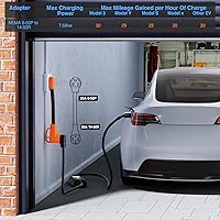 Vista 4 de Nilight Cable adaptador de cargador EV de 50 amperios a 50 amperios de 4 clavijas de cobre puro 250 V para soldador, conversión de enchufe