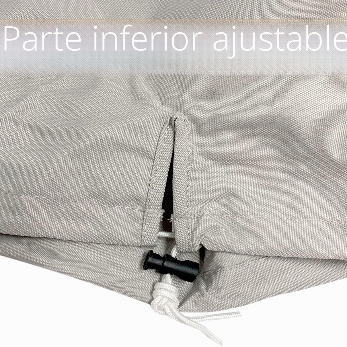 FCOUIID - Funda para Consola Central de Barco, Lona de poliéster de Grado Marino 600D, Impermeable, Color Gris (tamaño Grande de hasta 46 Pulgadas de Ancho x 40 Pulgadas de Largo 45 Pulgadas de Alto)