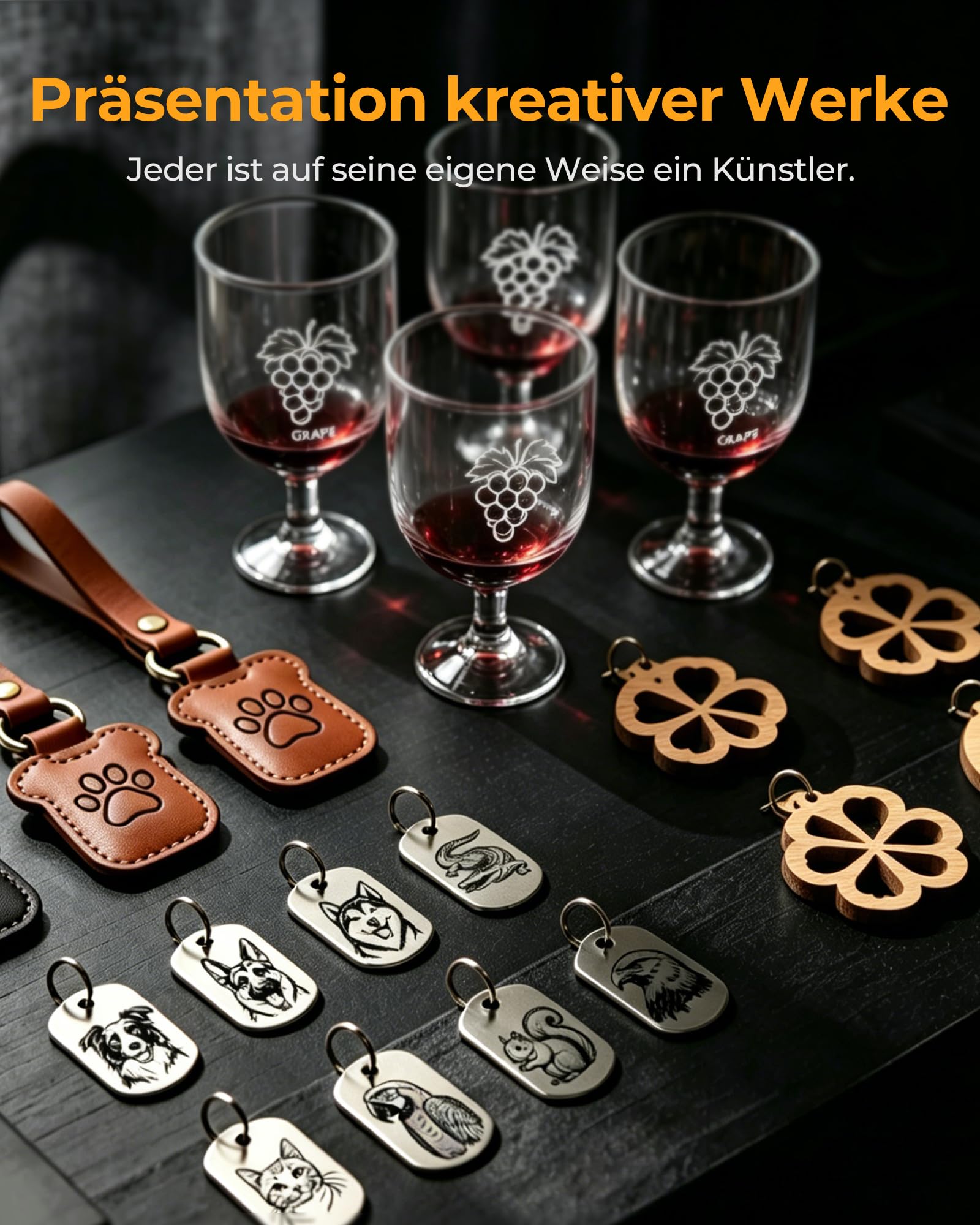 Acmer T1 6w Laser Graviermaschine, Tragbarer Mini Laser Cutter, 0.01mm HochpräZiser Lasergravierer, Arbeitsbereich 130 X 130 mm, Graviermaschine für Holz, Leder, Glas, Metall Sowie Diy-Geschenken