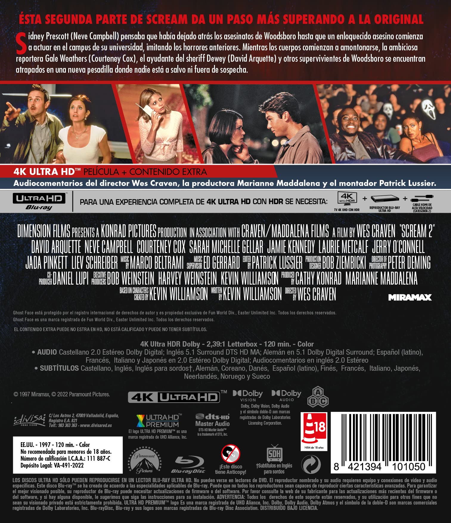 Scream 2 (4K UHD) - BD