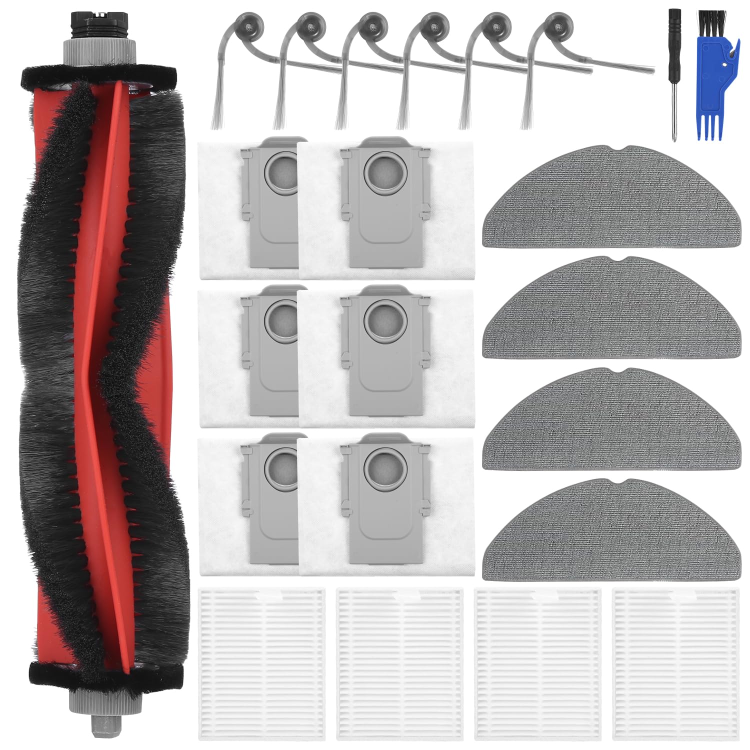 Aspirateur Roborock Q7 M5+ : kit de rechange avec sacs et filtres