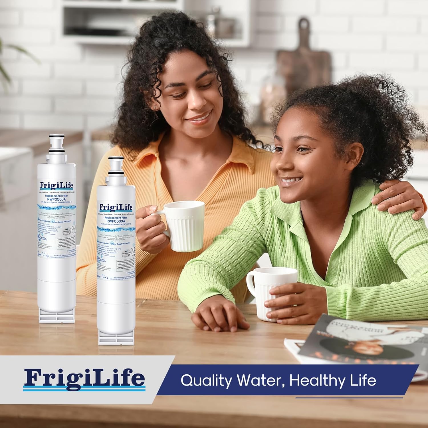 4396508 Replacement for Whirlpool 4396510, EDR5RXD1, NLC240V, PNL240V, 4396508p, 4396547, 4392857, 9010, LC400V, 46-9010, Everydrop Filter 5 Refrigerator Water Filter, 2PACK - Image 9