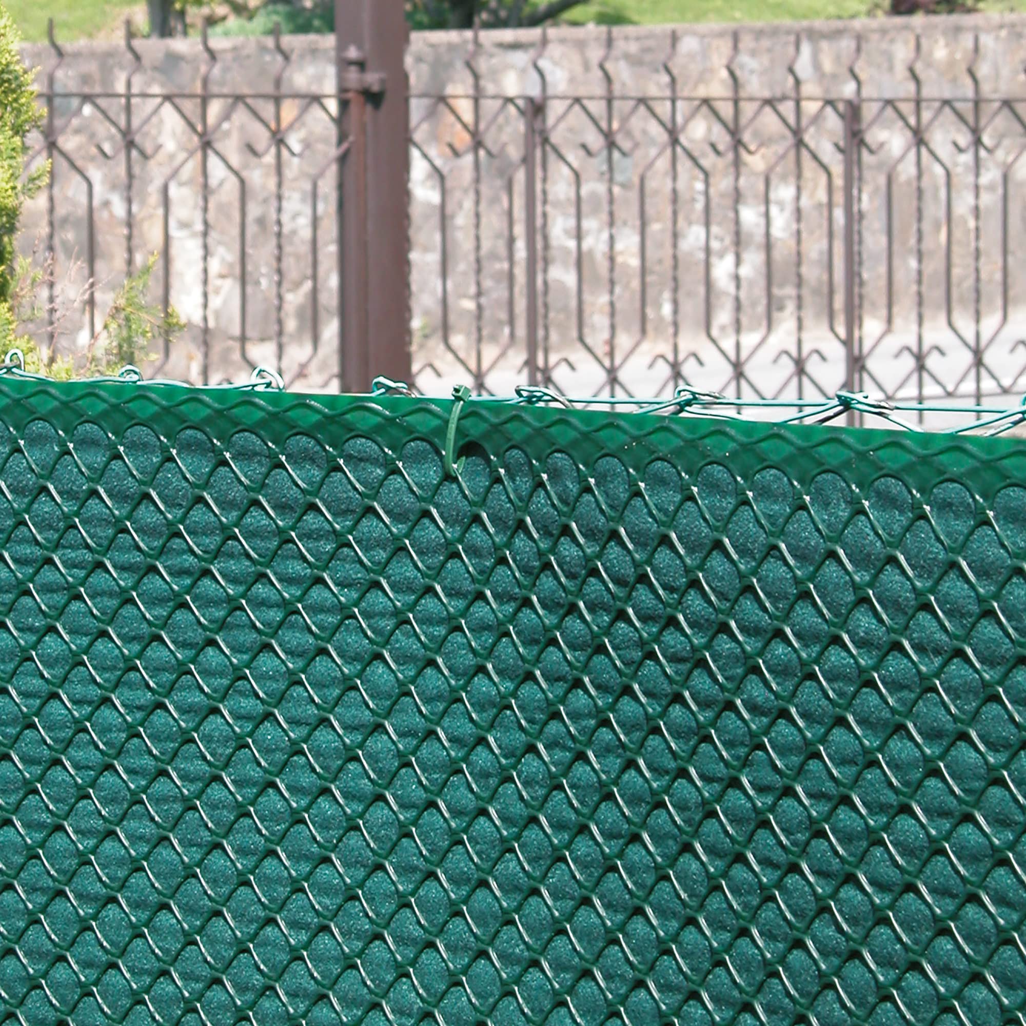 TENAX Bermuda Malla Protectora 1,00x25m Verde, Cercado y Ocultación para Terrazas, Balcones y Jardines, Cortaviento y Valla de Privacidad