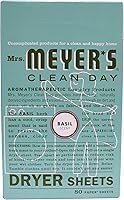 Vista 12 de MRS. MEYER'S CLEAN DAY - Hojas para secadora, suavizante de telas, reduce la estática, infundida con aceites esenciales, madera de abedul, 80