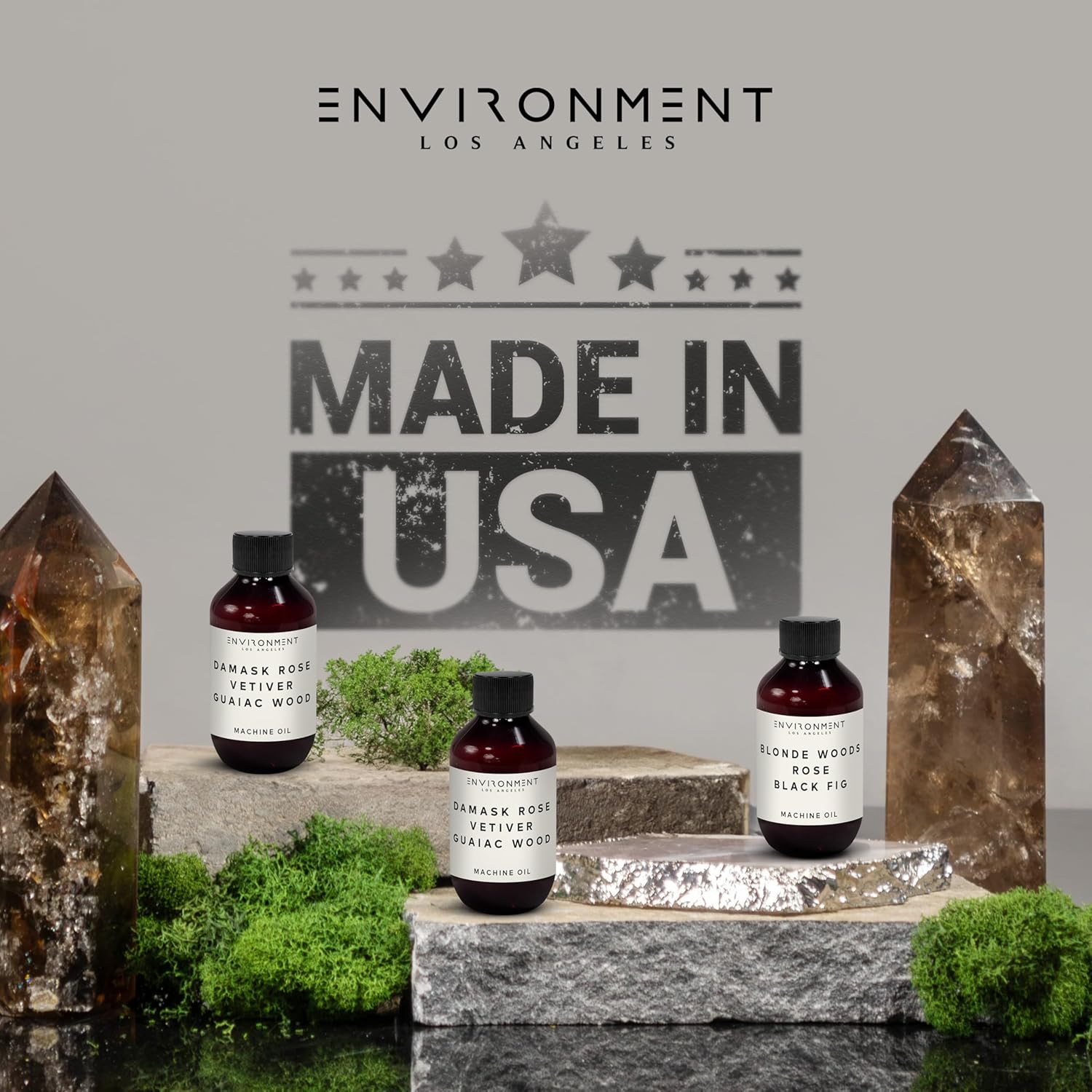 ENVIRONMENT Inspired by 5-Star Resort WH 16oz Oil, Luxury Machine Diffusing Oil (Citrus | Lemongrass | Jasmine) Home Fragrance Products, Fragrance Oil, Diffuser Refill, Vegan & Cruelty-Free