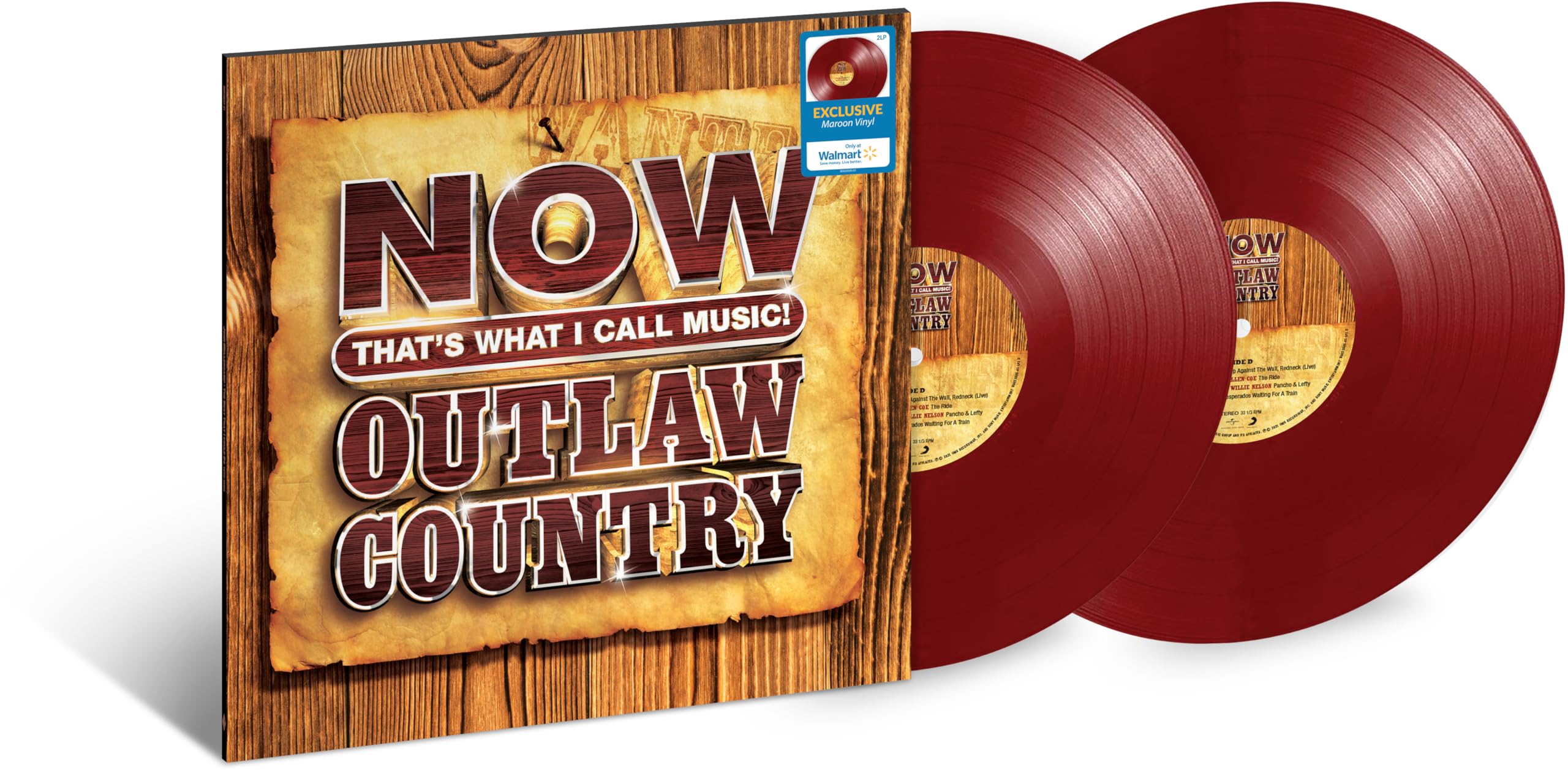 NOW Outlaw Country [Maroon 2 LP] [VINYL]