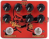 Vista 15 de Caline DCP-03 DEVILFISH Chorus Pedal de efecto retardado Pedal de guitarra dual