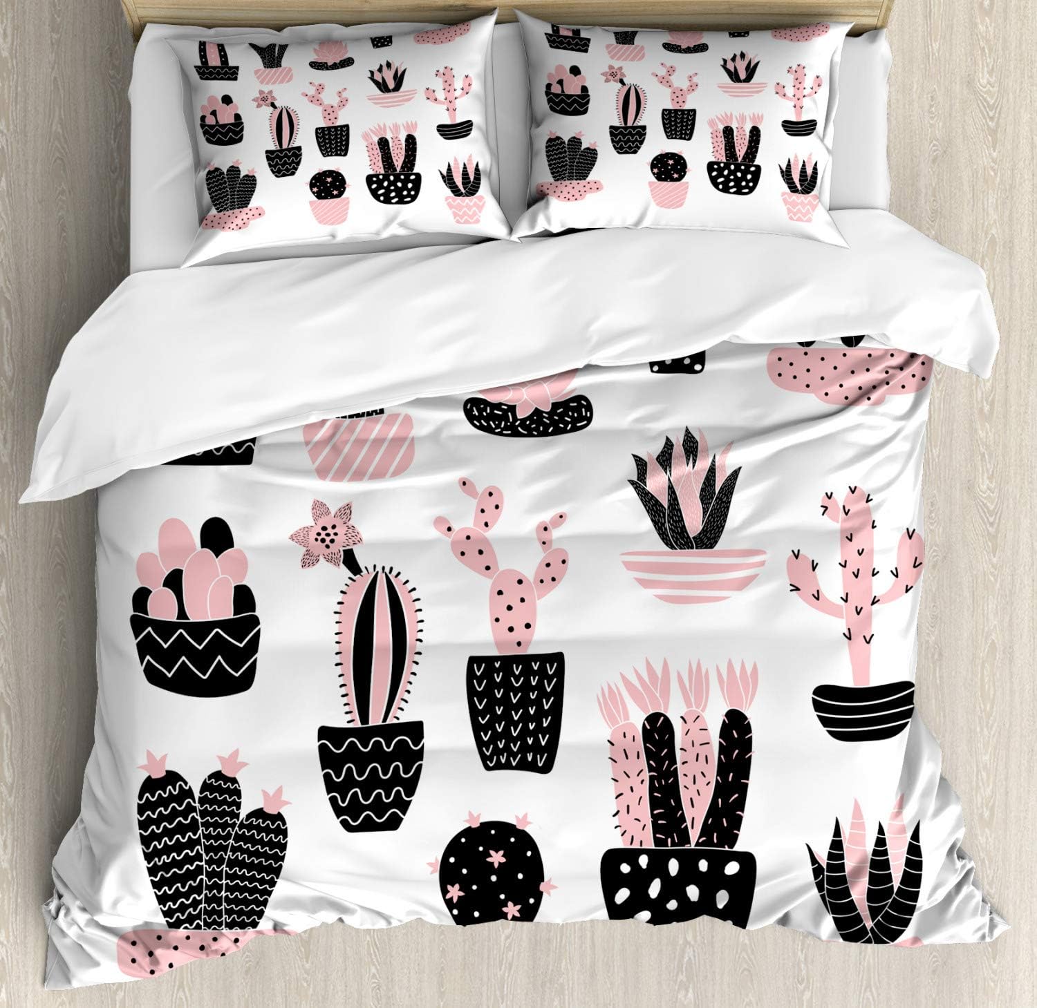 Ambesonne Anchor Duvet Cover Set, Hand Drawn Steering Wheels and Anchors with Shapes Maritime Illustration, Decorative 3 Piece Bedding Set with 2 Pillow Shams, Queen Size, Navy Blue and White