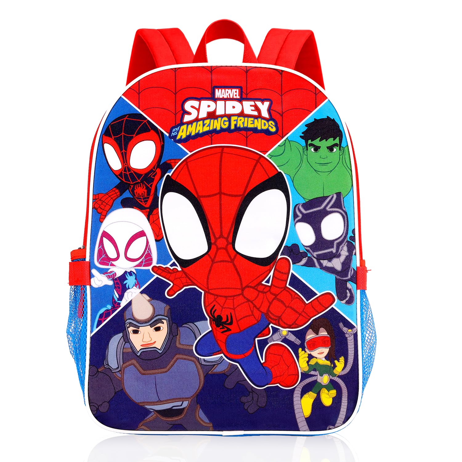 Spidey Zaino con Lunchbox Set per Ragazzi Scuola Bundle + Altro