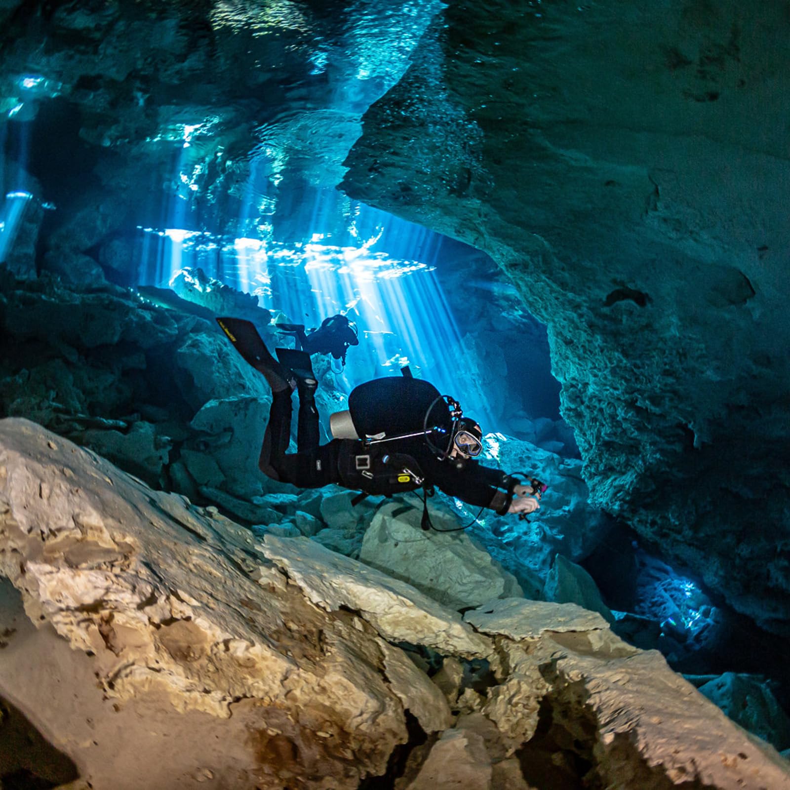 Máscara de buceo con válvula de drenaje amplia vista adecuada para adultos, buceo, buceo libre y máscara de gafas de esnórquel