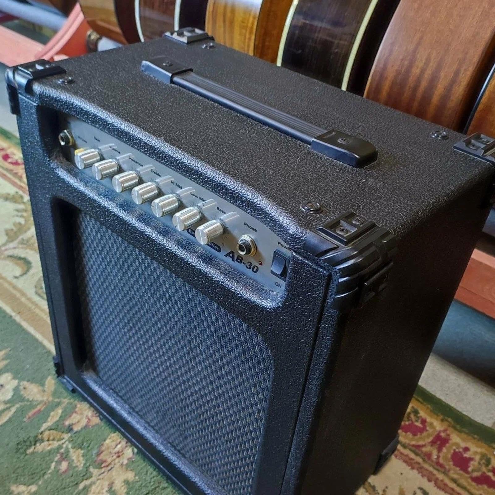 Ersatzgriff Für Gitarrenkoffer - Griff Für Musikinstrumentenkoffer, Lautsprechergriff Eisenschnalle, Mit 2 Schrauben | Instrumententaschen-Hardware, Schnallengriff, Werkzeugkoffer-Griff-Austausch