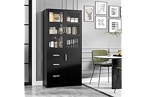 Tall Linen Cabinet for Ample Storage & Display