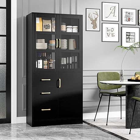 Tall Linen Cabinet for Ample Storage & Display