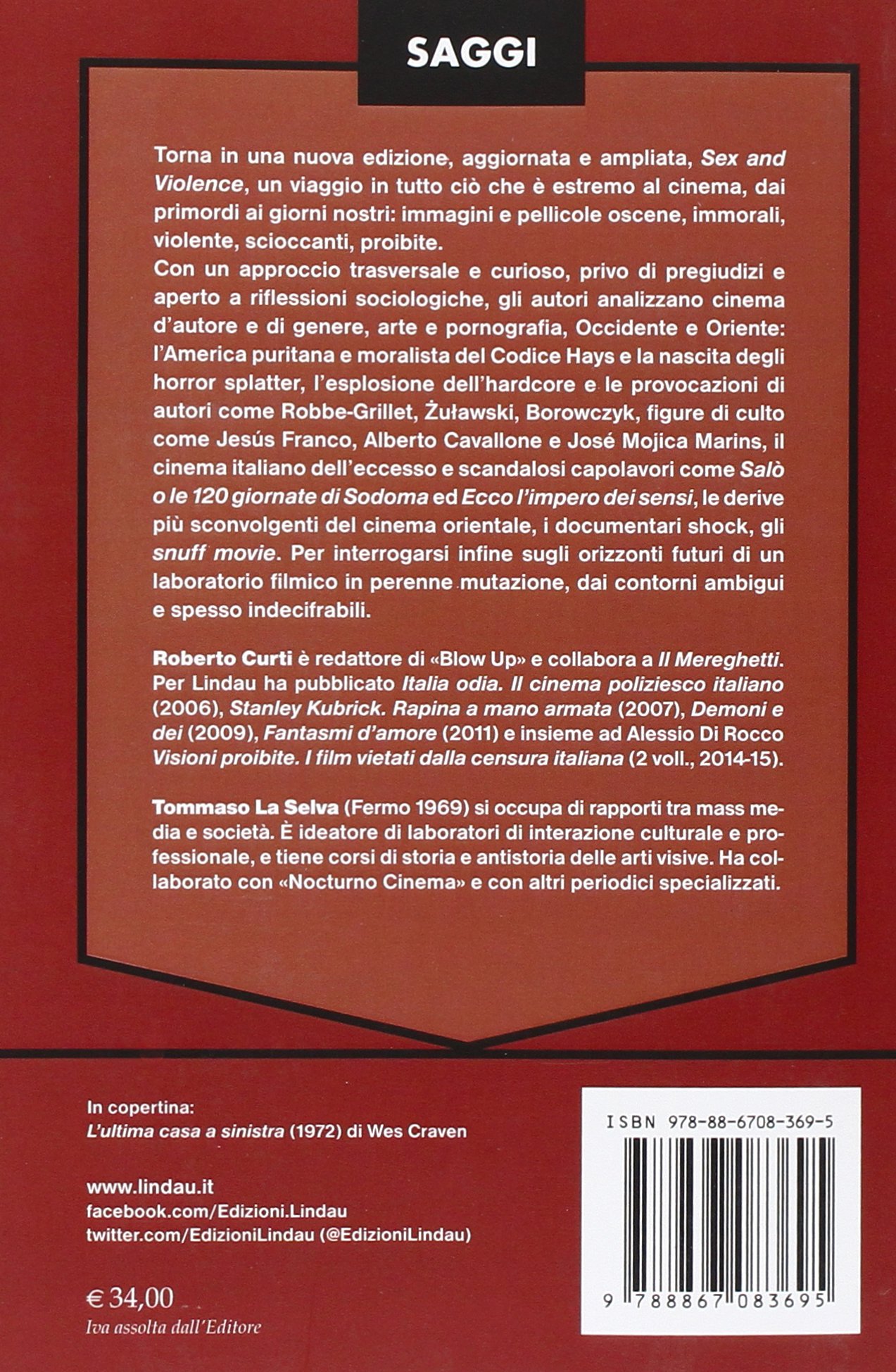 Sex and violence. Percorsi nel cinema estremo